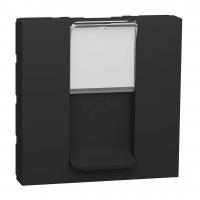 Лицевая панель RJ45 одиночная без коннектора Schneider Electric Unica Modular NU941154