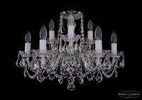 Подвесная люстра Bohemia Ivele 1402/6+3/195 Ni Leafs