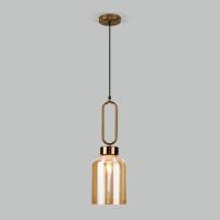 Подвесной светильник Eurosvet Flou 50229/1 янтарный