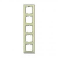 Рамка 5-постовая ABB Basic55 слоновая кость 2CKA001725A1488