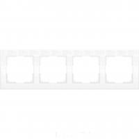 Рамка Werkel Flock на 4 поста белая WL05-Frame-04-white 4690389046735