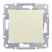 Выключатель одноклавишный 2P Schneider Electric Sedna IP44 10A 250V SDN0200347