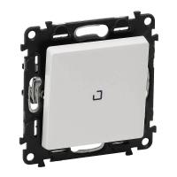 Переключатель одноклавишный Legrand Valena Life 10А 250В с подсветкой белый 752426