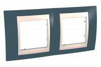 Рамка 2-постовая Schneider Electric Unica Хамелеон MGU6.004.577