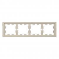 Рамка 4-постовая Schneider Electric Merten D-Life MTN4040-6533