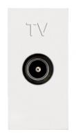 Розетка TV ABB Zenit альпийский белый 2CLA215070N1101