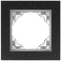 Рамка 1-постовая Efapel Logus 90 Petra камень/алюминий 90910 TGA