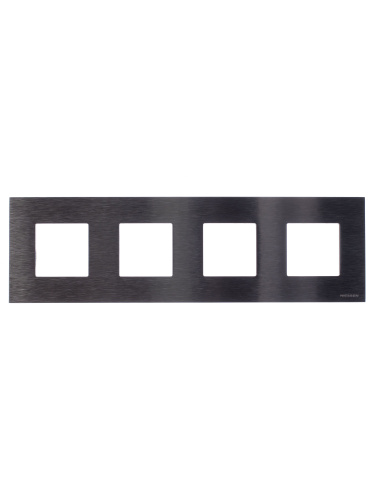 Рамка 4-постовая ABB Zenit сталь 2CLA227400N4001 Рамка 4-постовая ABB Zenit сталь 2CLA227400N4001