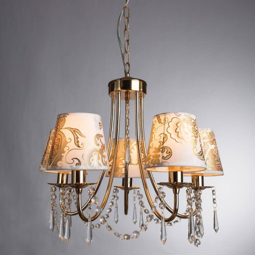 Подвесная люстра Arte Lamp Armonico A5008LM-5GO Подвесная люстра Arte Lamp Armonico A5008LM-5GO