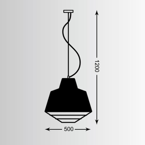 Подвесной светильник Zumaline Wire MD1712-1L-SILVER Подвесной светильник Zumaline Wire MD1712-1L-SILVER