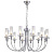 Подвесная люстра Newport Сharlize 4586+6/С chrome М0070216