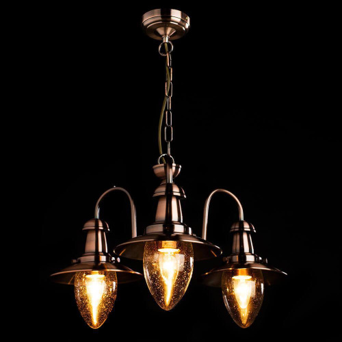 Подвесная люстра Arte Lamp Fisherman A5518LM-3RB Подвесная люстра Arte Lamp Fisherman A5518LM-3RB