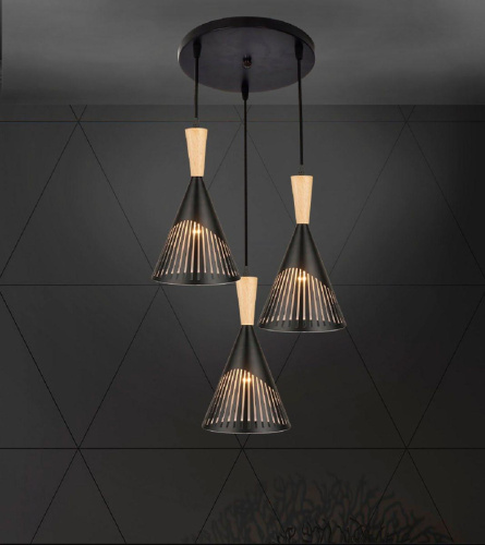 Подвесная люстра Seven Fires Adrien WD3603/3P-BK Подвесная люстра Seven Fires Adrien WD3603/3P-BK