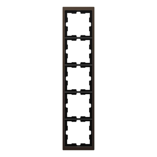 Рамка 5-постовая Schneider Electric Merten D-Life MTN4050-6552