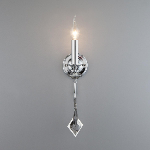 Бра Eurosvet Telao 10110/1 хром/дымчатый хрусталь Strotskis