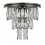 Настенный светильник Lumina Deco Chici LDW 6002-3 CHR+CL