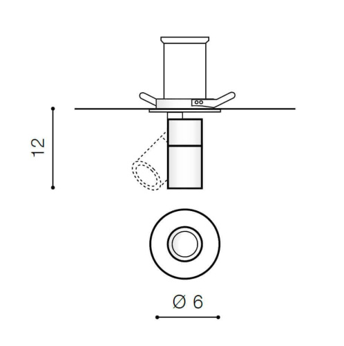 Встраиваемый светильник Azzardo Lina AZ2708
