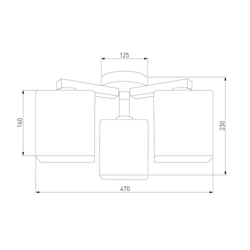 Потолочный светильник TK Lighting 1929 Nadia 3