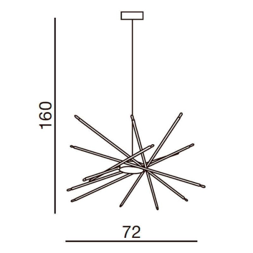 Подвесная люстра Azzardo Spider 2 AZ0170 Подвесная люстра Azzardo Spider 2 AZ0170