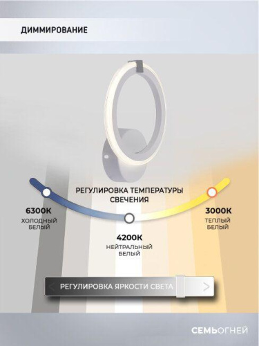 Бра Seven Fires Nikki SF5053/1W-WT-CR