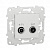 Розетка R-TV/SAT проходная Schneider Electric Unica New NU545618