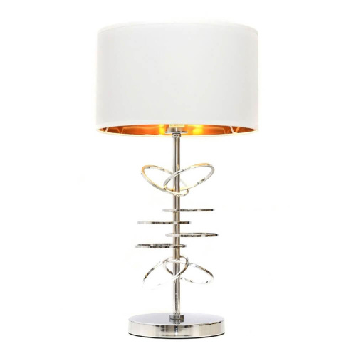 Настольная лампа Lumina Deco Milari LDT 5530 CHR+WT