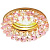 Встраиваемый светильник Ambrella light Crystal K206 PI/G