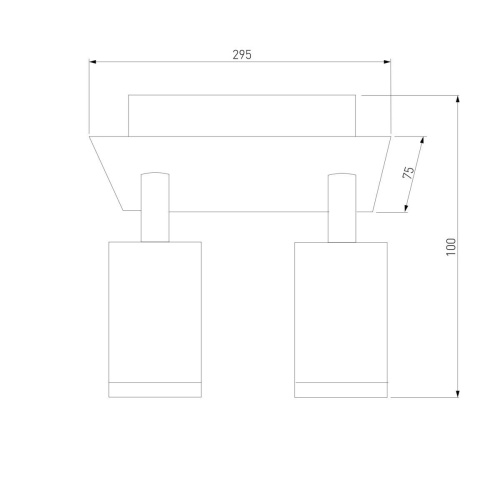 Настенный светодиодный светильник Eurosvet 20067/2 LED белый