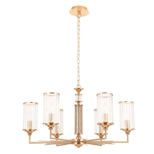 Подвесная люстра Crystal Lux Gloria SP6 Brass Подвесная люстра Crystal Lux Gloria SP6 Brass