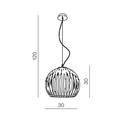 Подвесной светильник Azzardo Arcada M AZ0363