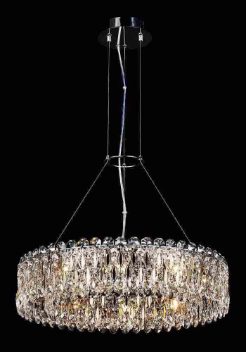 Подвесной светильник Crystal Lux Lirica SP10 D610 Chrome/Gold-Transparent