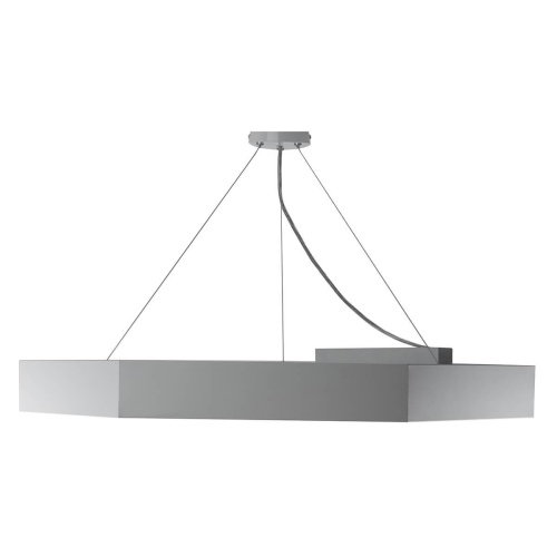 Подвесной светодиодный cветильник Geometria ЭРА Hexagon SPO-122-W-40K-066 66Вт 4000К белый Б0050552 Подвесной светодиодный cветильник Geometria ЭРА Hexagon SPO-122-W-40K-066 66Вт 4000К белый Б0050552