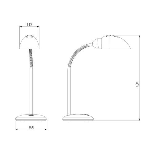 Настольная лампа Eurosvet 1926 синий