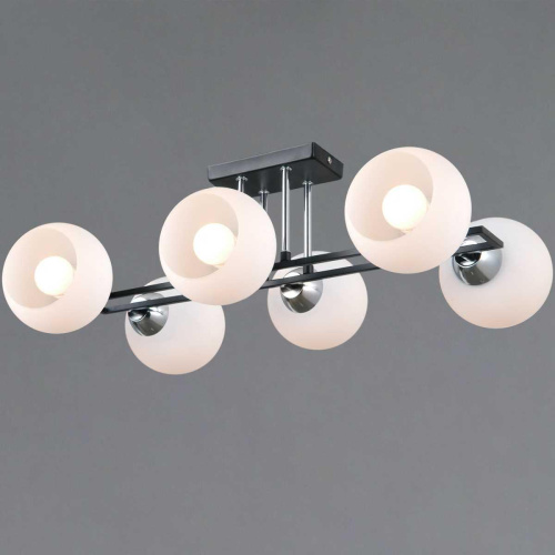 Светильник потолочный Illumico IL0791-6CSQ-25 BK CR TRENTO