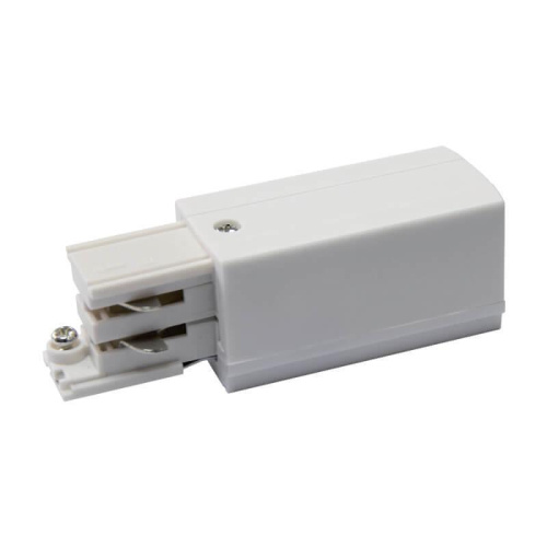 Ввод питания для шинопровода левый Uniel UBX-A02 White 09738 Ввод питания для шинопровода левый Uniel UBX-A02 White 09738