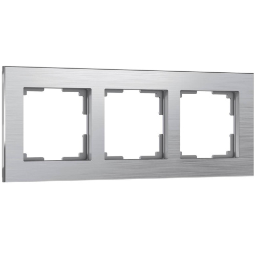 Рамка на 3 поста Werkel Aluminium алюминий W0031706 4690389158063 Рамка на 3 поста Werkel Aluminium алюминий W0031706 4690389158063