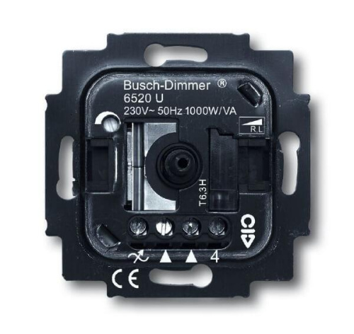 Диммер поворотный для л/н г/л ABB BJE 1000W 2CKA006520A0227