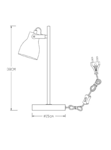 Настольная лампа Lucide Concri Led 05610/05/30