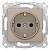 Розетка Schneider Electric Sedna с з/к со шторками 16A 250V SDN3001768