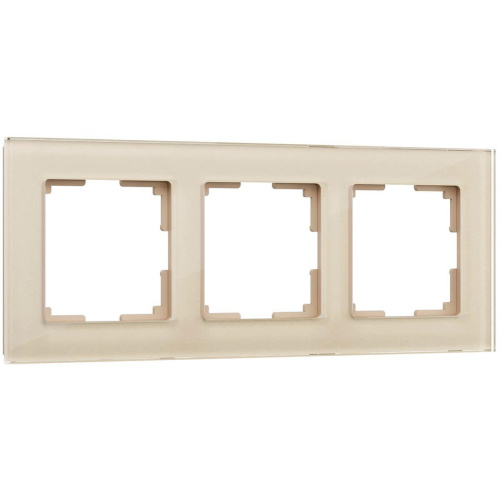 Рамка Werkel Favorit на 3 поста шампань WL01-Frame-03 4690389122972