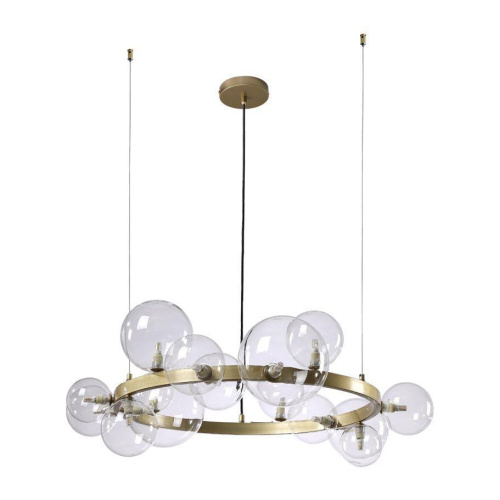 Подвесная люстра Crystal Lux Agata SP15 V2 Gold/Transparente Подвесная люстра Crystal Lux Agata SP15 V2 Gold/Transparente