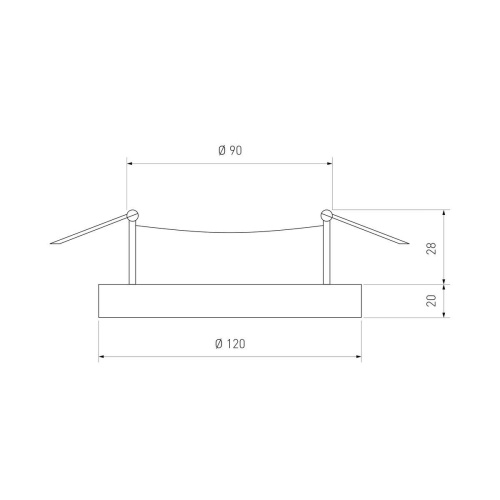 Встраиваемый светильник Elektrostandard 3023 GX53 a041224