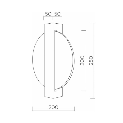 Настенный светильник LED4U L7389-250 BS
