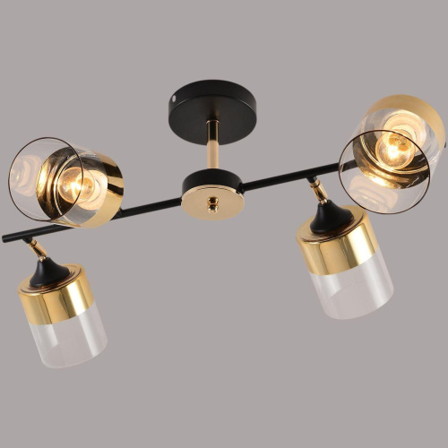 Потолочная люстра Reluce 11555-0.3-04 BK+FGD