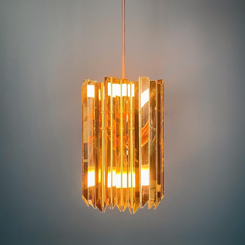 Подвесной Светильник Tom Kirk Facet Pendant Gold By Imperiumloft