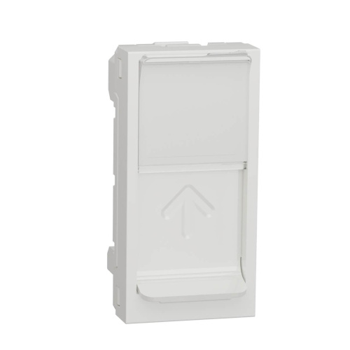 Лицевая панель RJ45 одиночная без коннектора Schneider Electric Unica Modular NU941018