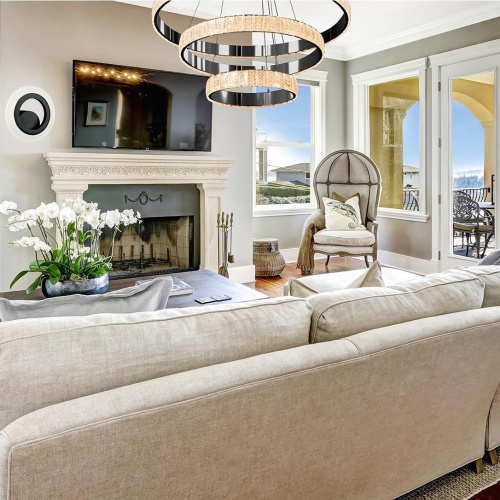 Подвесной светодиодный светильник iLedex Crystal ice MD7212-90A CR