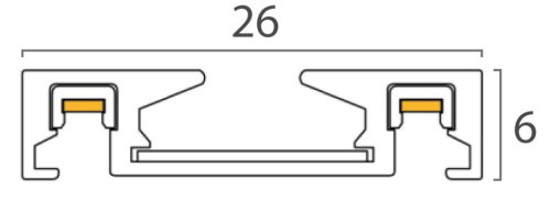 Шинопровод магнитный Italline Kreator IT09-9020 black