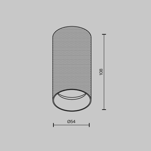 Потолочный светильник Technical C080CL-01-GU10-B Потолочный светильник Technical C080CL-01-GU10-B