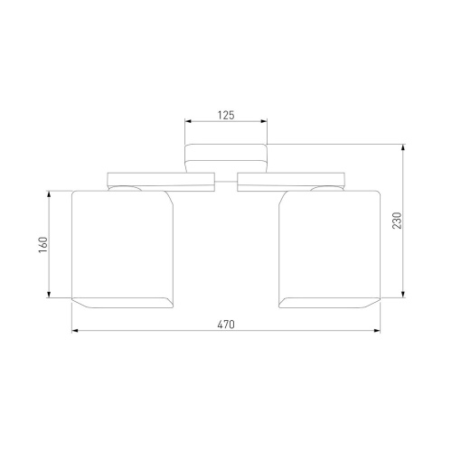 Потолочный светильник TK Lighting 1917 Nadia White 2